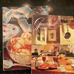 Two Gourmet Magazines - March 1989 and April 1992